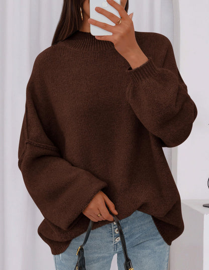 PRETTYGARDEN Women's Oversized Sweaters Fall Clothes Brown,M 🍁 All In One Marketplace Canada