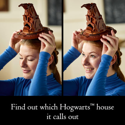 LEGO Harry Potter Talking Sorting Hat W/ 31 Voices - Harry Potter Building Set - Gift Idea for Adults, Women & Men, 18+ - 76429 LEGO
