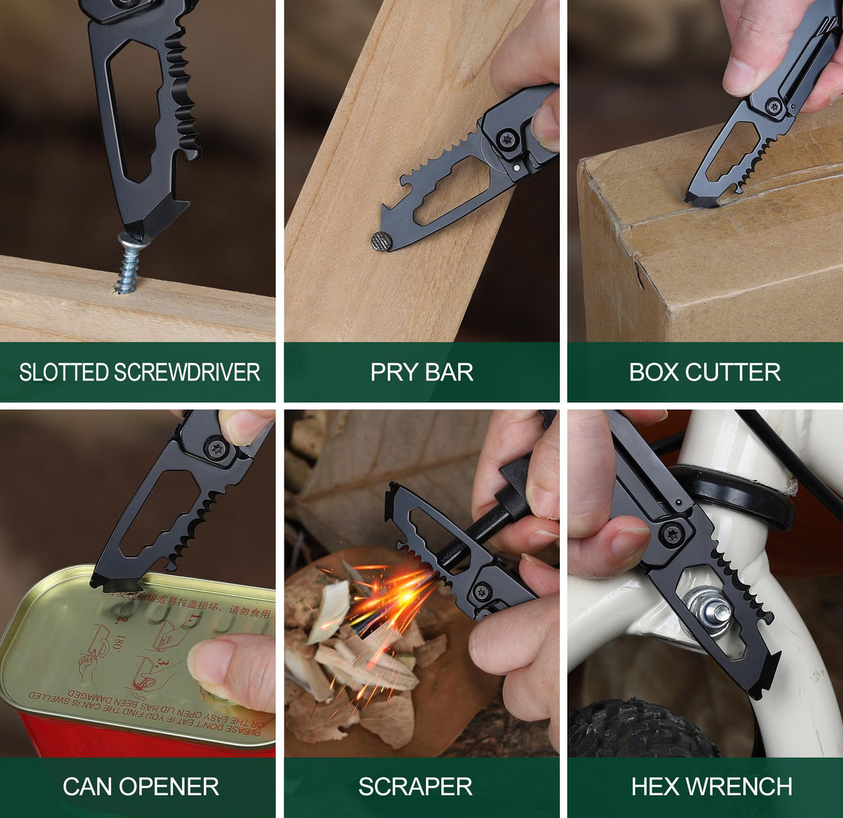 Gifts for Men - Stocking Stuffers for Men, Keychain EDC - Camping Essentials with 1.8inch Blade, Small Multitool - Christmas Birthday Fathers Day Mens Gift Ideas - Camping Stocking Stuffers 🍁 All In One Marketplace Canada