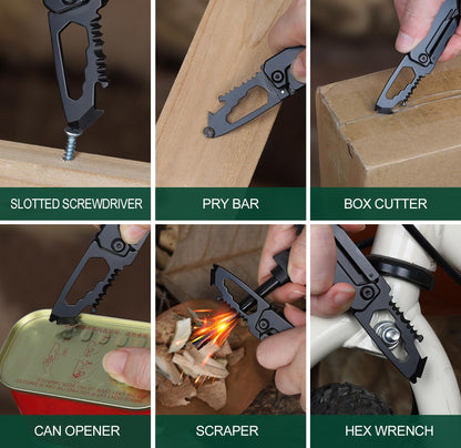 Gifts for Men - Stocking Stuffers for Men, Keychain EDC - Camping Essentials with 1.8inch Blade, Small Multitool - Christmas Birthday Fathers Day Mens Gift Ideas - Camping Stocking Stuffers 🍁 All In One Marketplace Canada