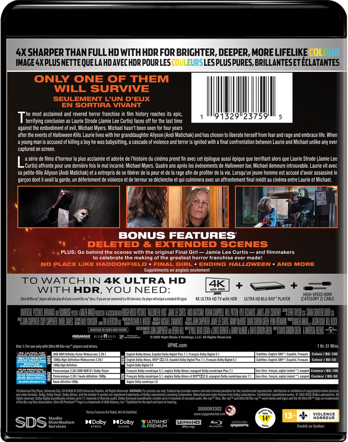 Halloween Ends - Édition collector 4K Ultra HD (bilingue)