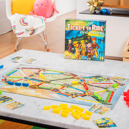 Ticket to Ride - First Journey (English Version) - A Game by Asmodee Asmodee