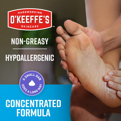 O'Keeffe's Healthy Feet Night Treatment Foot Cream for Dry Feet, 198 g O'Keeffe's