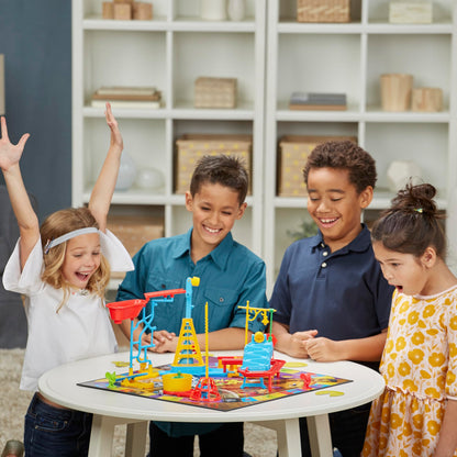Mouse Trap Board Game for Kids Ages 6 and Up, Classic Kids Game for 2-4 Players, with Easier Set-Up Than Previous Versions Hasbro