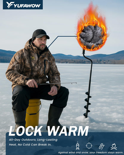 Men Winter Jacket Huting Coat Waterproof Windbreaker Heavy Heat Warm Thermal Clothes Duck Deer Camo Hoodie Outfit Tactical Accessories Military Essentials Army Apparel Unique Gift 🍁 All In One Marketplace Canada
