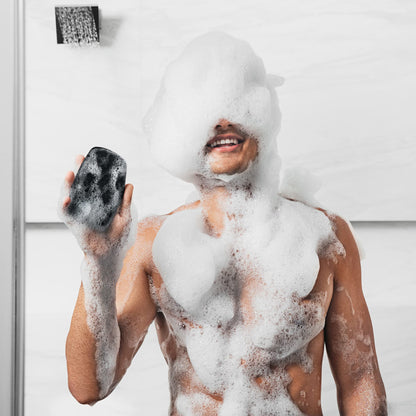MANSCAPED® The Body Buffer Premium Silicone Scrubber for Nourishing, Cleaning & Exfoliating Your Skin - Lather Boosting Bristles with Ergonomic No-Slip Handle, Long-Lasting & Easy to Clean (1-Pack) - Available at All In One Marketplace Canada