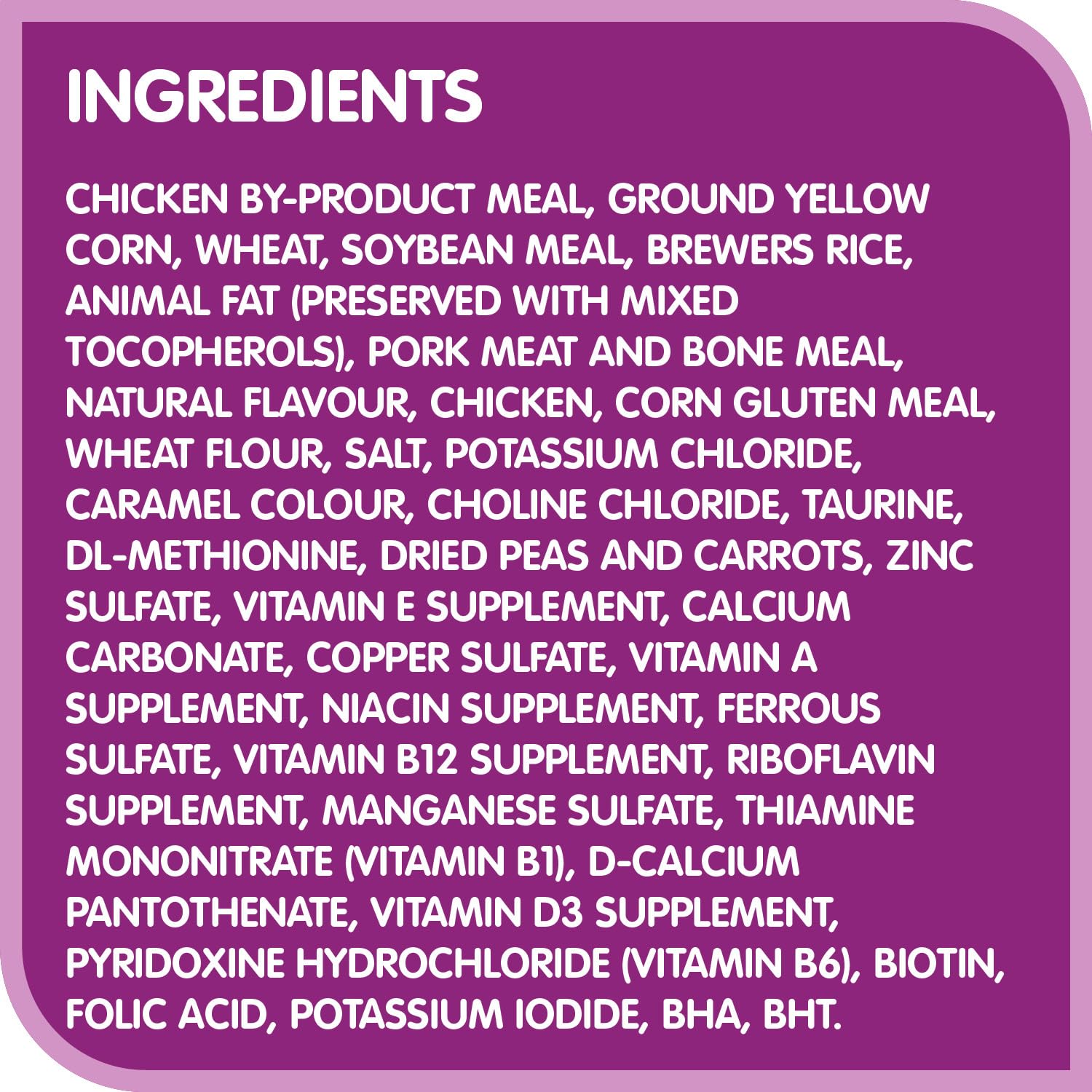 WHISKAS Meaty Selections Dry Cat Food with Real Chicken, Large 9.1kg Bag
