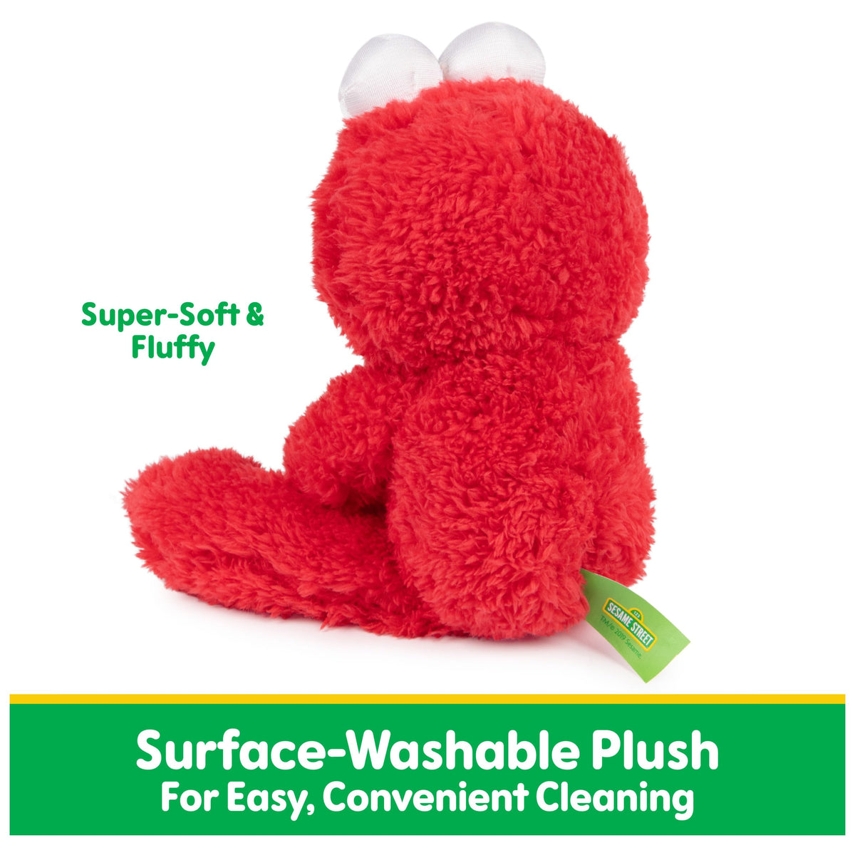 GUND Sesame Street Official Elmo Take Along Buddy Plush, Premium Plush Toy for Ages 1 & Up, Red, 13