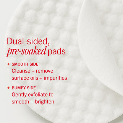 First Aid Beauty - Facial Radiance Pads with Glycolic & Lactic Acids, Daily Exfoliating Pads with AHA, Visibly Smaller Pores, Help Tone & Brighten Skin, One-Step Makeup Prep, Compostable, 28 First Aid Beauty