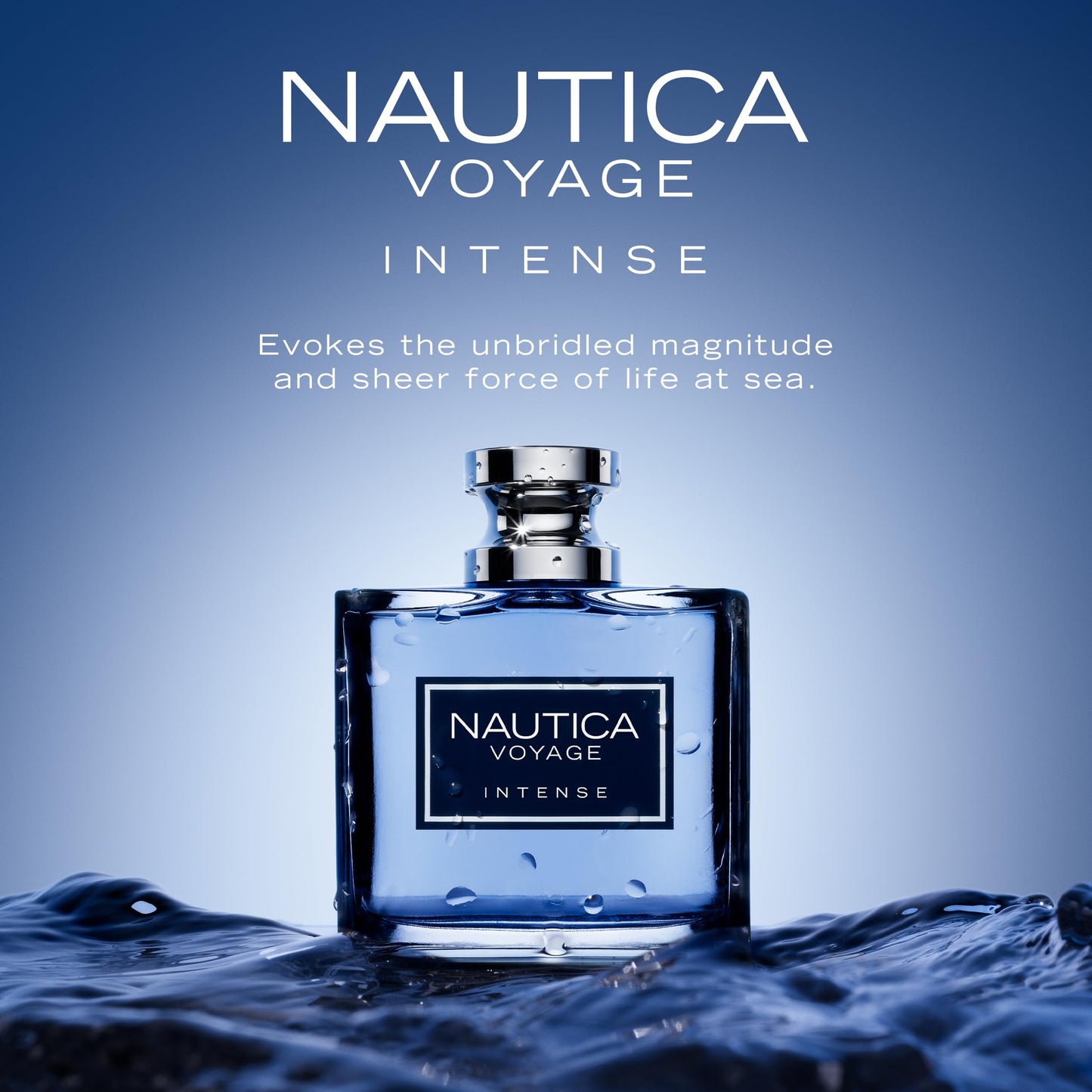 Nautica Voyage Intense Eau de Toilette for Men, Fresh, Aquatic Fougère, Masculine Fragrance,100ml