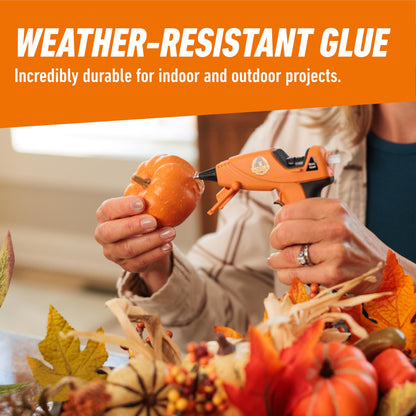 Gorilla Mini Hot Glue Gun, Dual Temp Precision Craft Glue Gun, 12W