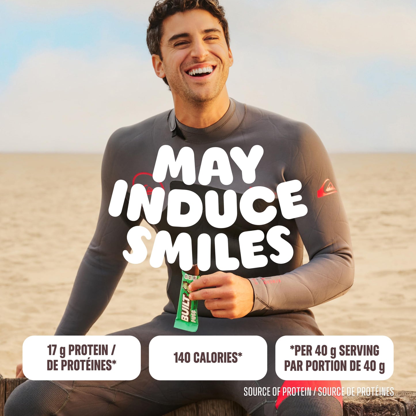 BUILT Puff Protein Bars, Mint Chip, 17g Protein - 12 Count 🍁 All In One Marketplace Canada
