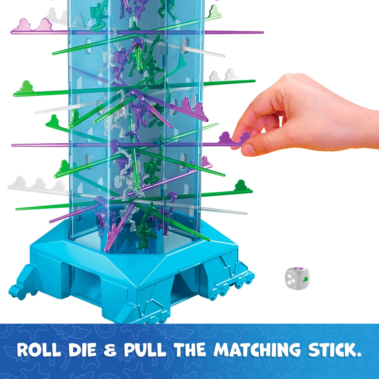 Mattel Games Kerplunk Disney and Pixar’s Toy Story 5 Kids & Family Game with Buzz Lightyears and Inspired by the Movie for 2 to 4 Players Ages 5+ Mattel Games
