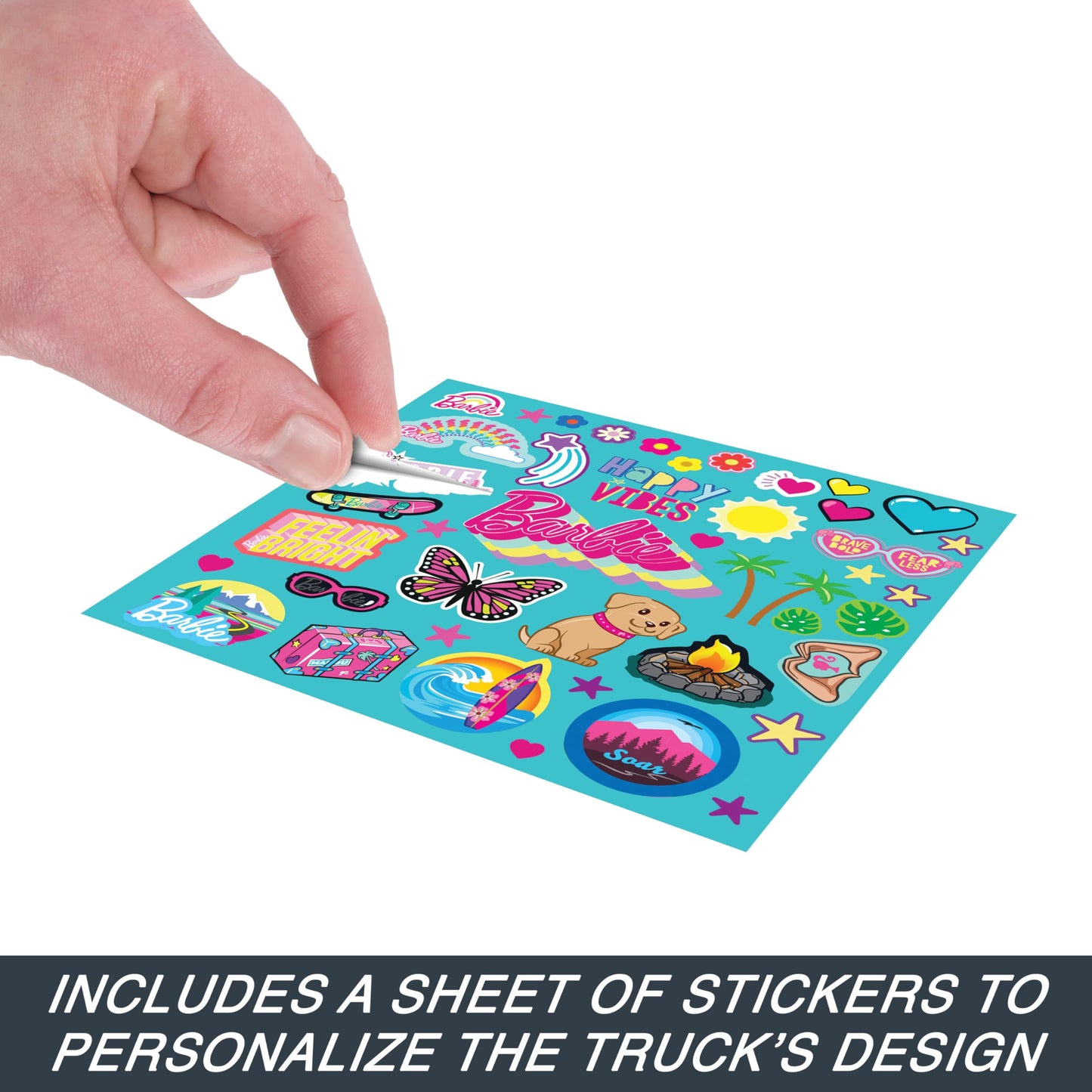 Hot Wheels Barbie RC SUV & Stickers, Can Hold & Store 2 Barbie Dolls & Accessories, Kid-Applied Stickers for Customization 🍁 All In One Marketplace Canada
