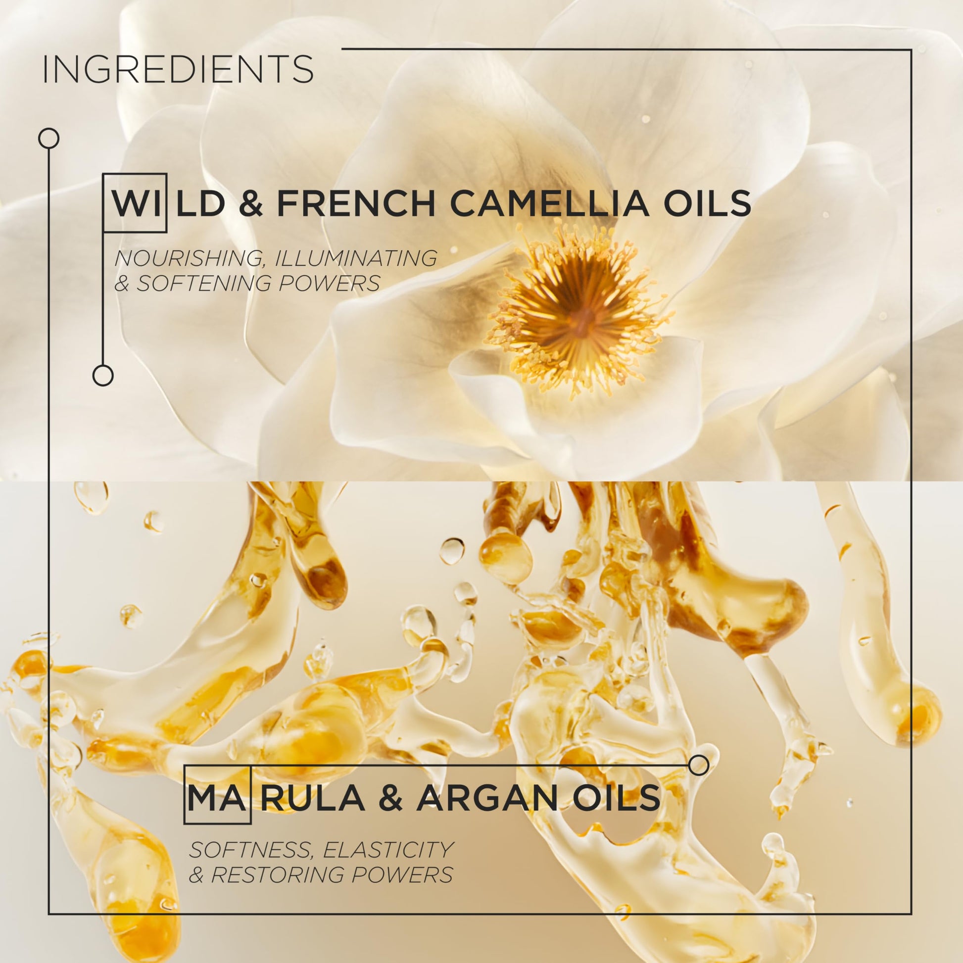 Kérastase Elixir Ultime L'Huile Original Hair Oil, Hydrating Oil Serum to Smooth Frizz and Add Shine, With Wild Camellia, Strengthens and Provides Heat Protection, All Hair Types - Available at All In One Marketplace Canada