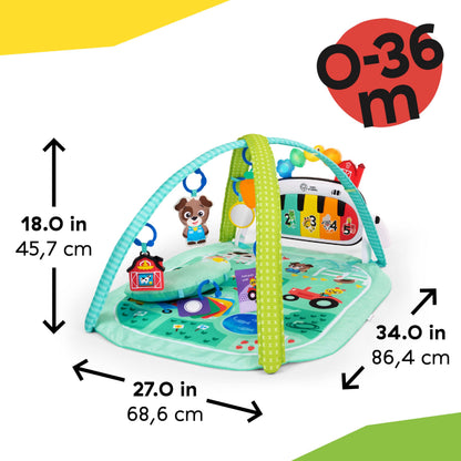 Baby Einstein Farm Explorers 4-in-1 Kickin’ Tunes Musical Meadow Music & Language Discovery Gym, Ages 0 Months and Up 🍁 All In One Marketplace Canada