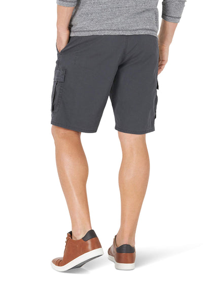 Wrangler Authentics Men's Classic Cargo Stretch Short, Anthracite, 32