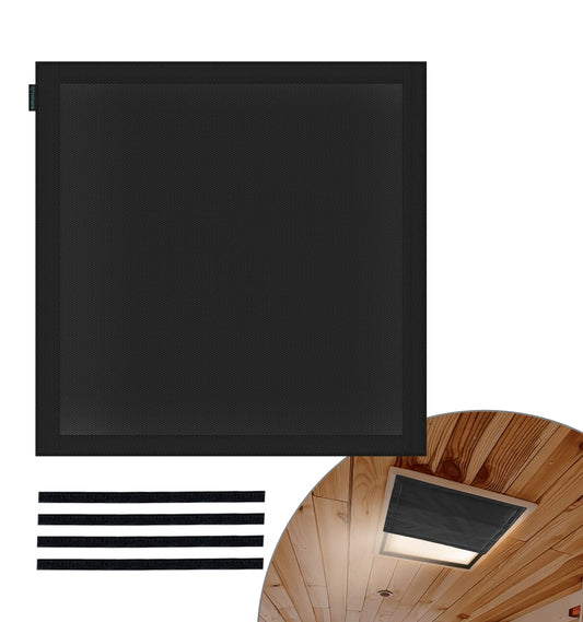 ACIMONE RV Skylight Window Shade, 16 x 16 Inches Magnetic Foldable RV Insulated Roof Vent Sun Shade, Blackout Shade for RV Vent, Skylight & Small Window, UV Protection, No-Tool Installation, Black