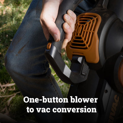WORX 12 Amp Trivac 3-in-1 Electric Leaf Blower/Mulcher/Yard Vacuum - WG512 Worx