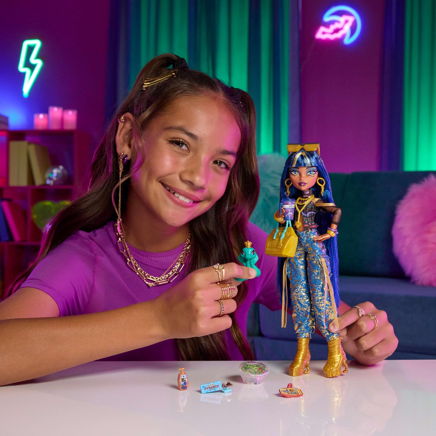 Monster High Cleo De Nile Doll with Pet Cobra 🍁 All In One Marketplace Canada