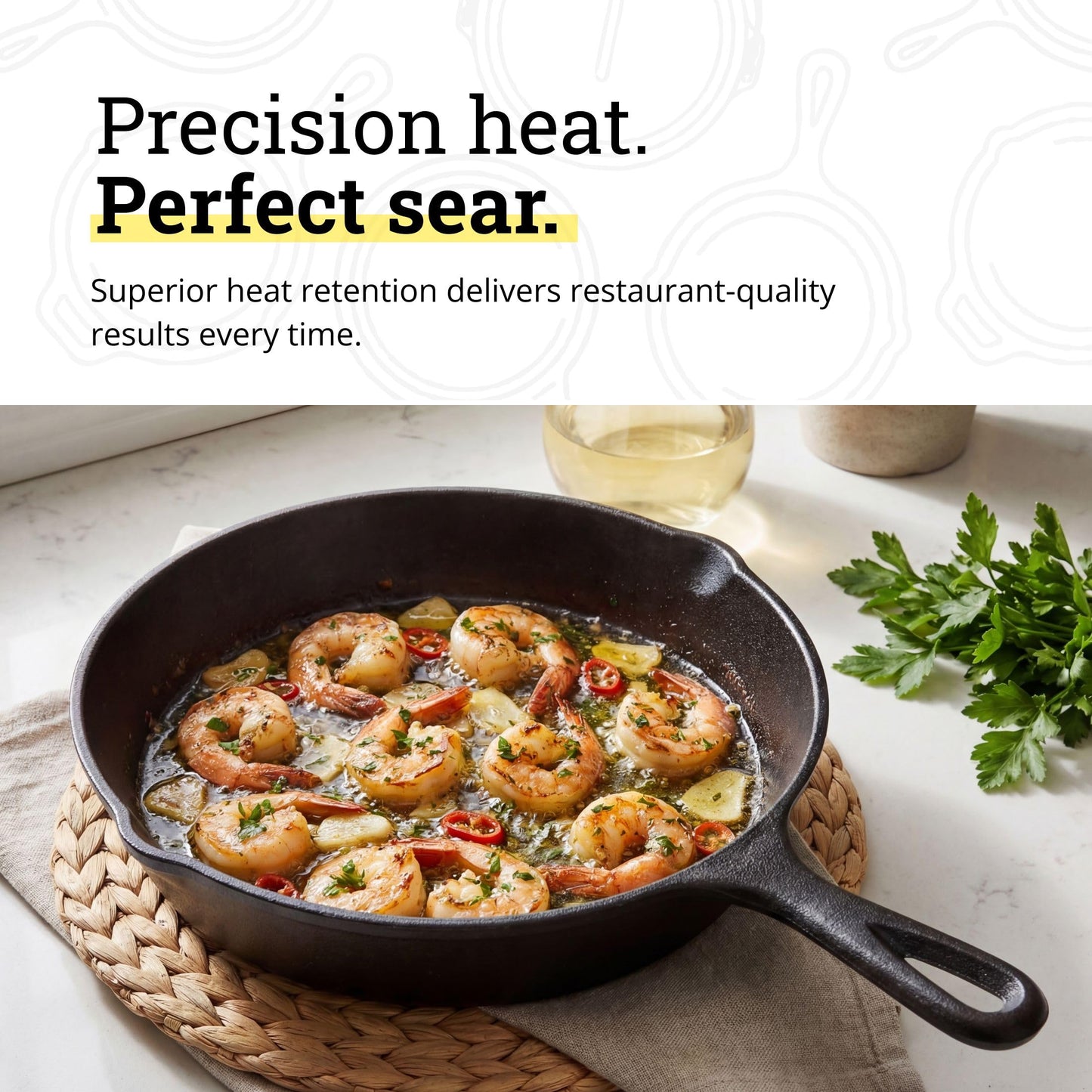 Lodge 8-Inch Pre-Seasoned Cast-Iron Skillet 🍁 All In One Marketplace Canada