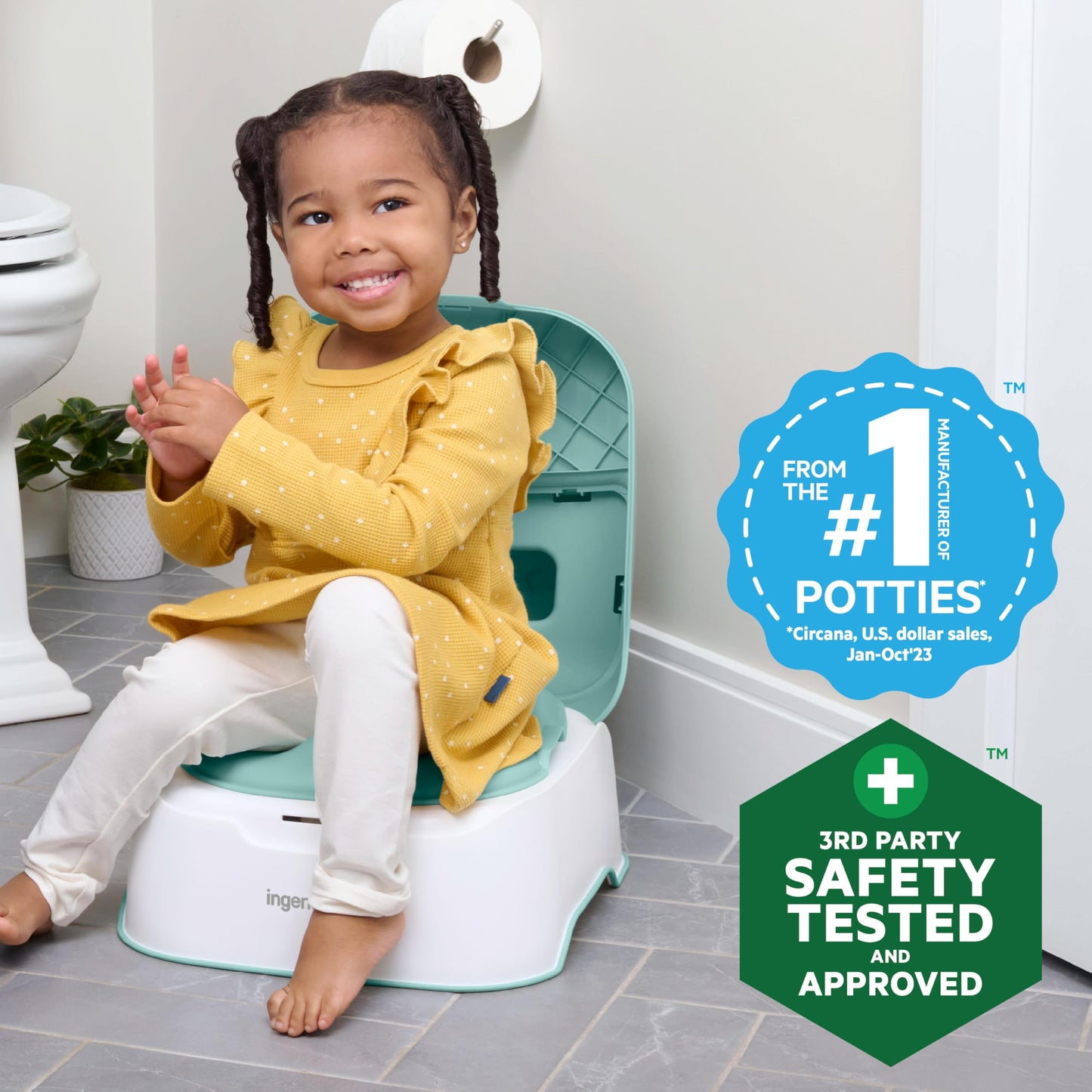 Ingenuity Prepare to Potty 3-in-1 System - Potty, Topper, Step Stool, Easy Setup, For Ages 18 Months+ 🍁 All In One Marketplace Canada