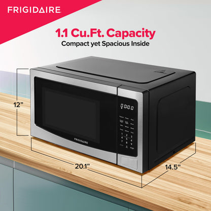 Frigidaire 1.1 cu.ft. Countertop Microwave Oven, Stainless