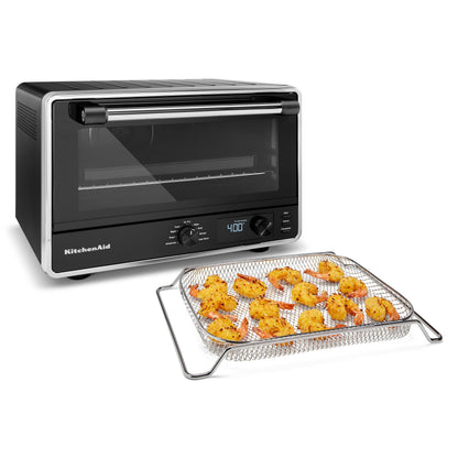 KitchenAid Digital Air Fryer Countertop Oven, KCO124BM, Black Matte