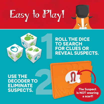 Gamewright Outfoxed! A Cooperative Whodunit Board Game for Kids 5+ 🍁 All In One Marketplace Canada