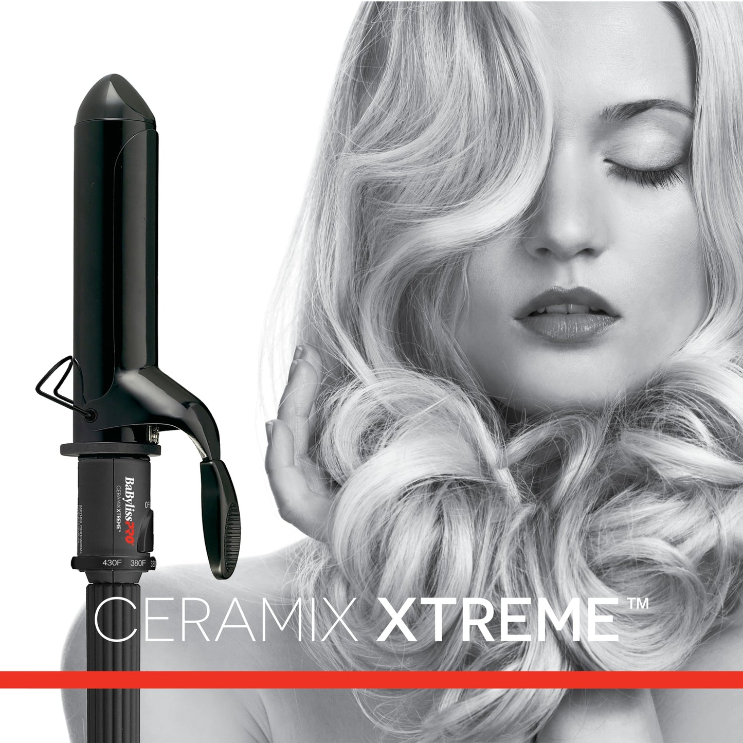 BaBylissPRO Ceramix Xtreme 1.5" Ceramic Curling Iron Professional BaBylissPRO