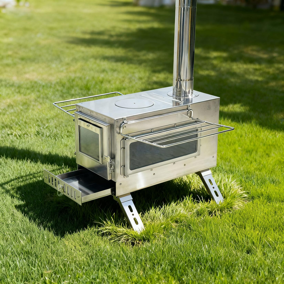unho Stainless Hot Tent Stove Crack-Resistant Ceramic Glass Outdoor camping 🍁 All In One Marketplace Canada