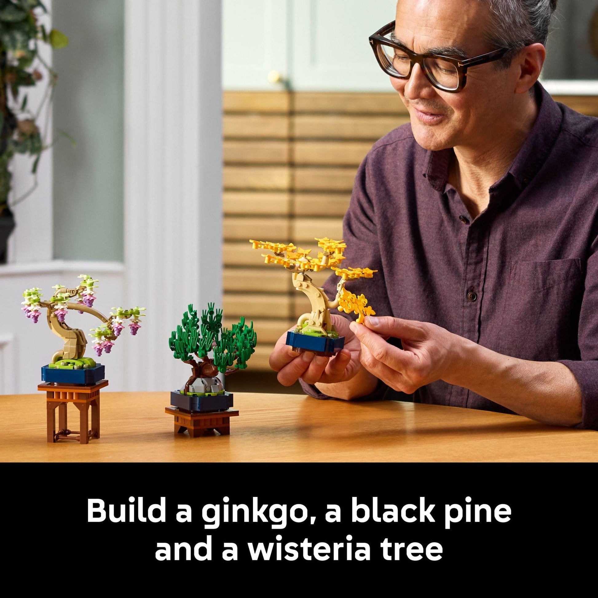 LEGO Botanicals Mini Bonsai Trees Building Set - Artificial Bonsai Tree Building Blocks for Adults, Ages 18+ - DIY Home and Office Decor for Men and Women - Gift for Birthday or Anniversary - 10373 LEGO
