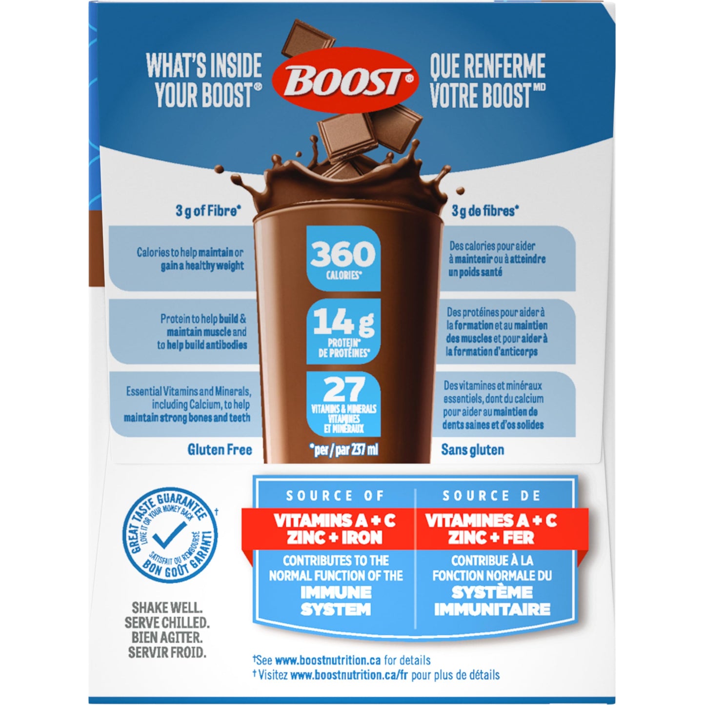 BOOST PLUS Chocolate Complete Nutrition Drink – 24 Pack (6.2 kg)