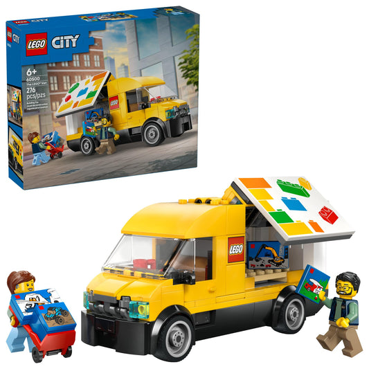 LEGO City: The LEGO Van Building Toy for Kids - Pretend Play Set for Boys & Girls, Ages 6+ - Delivery Van Toy W/2 Minifigures & 4 Mini LEGO Box Elements - Gift Idea for Birthdays - 60500 🍁 All In One Marketplace Canada