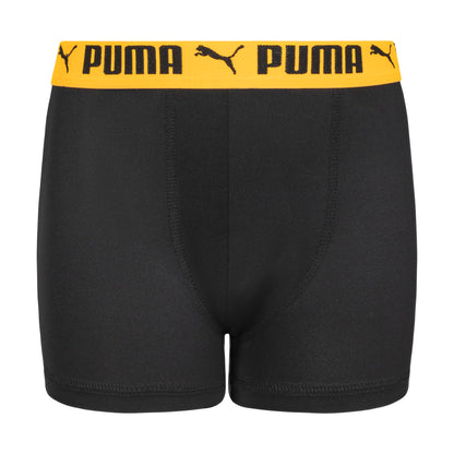 Puma Boys' 5 Pack Performance Boxer Briefs, Black/Bright, Medium PUMA