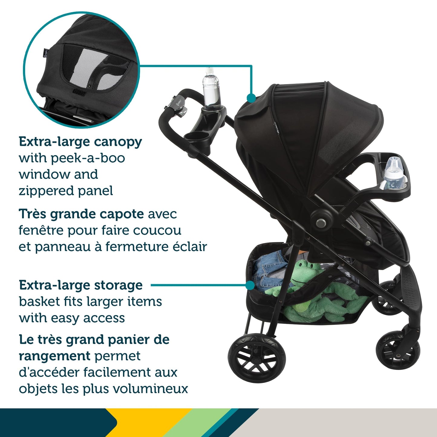 Safety 1st Grow and Go™ Flex 8-in-1 Travel System, All in One Stroller Safety 1st