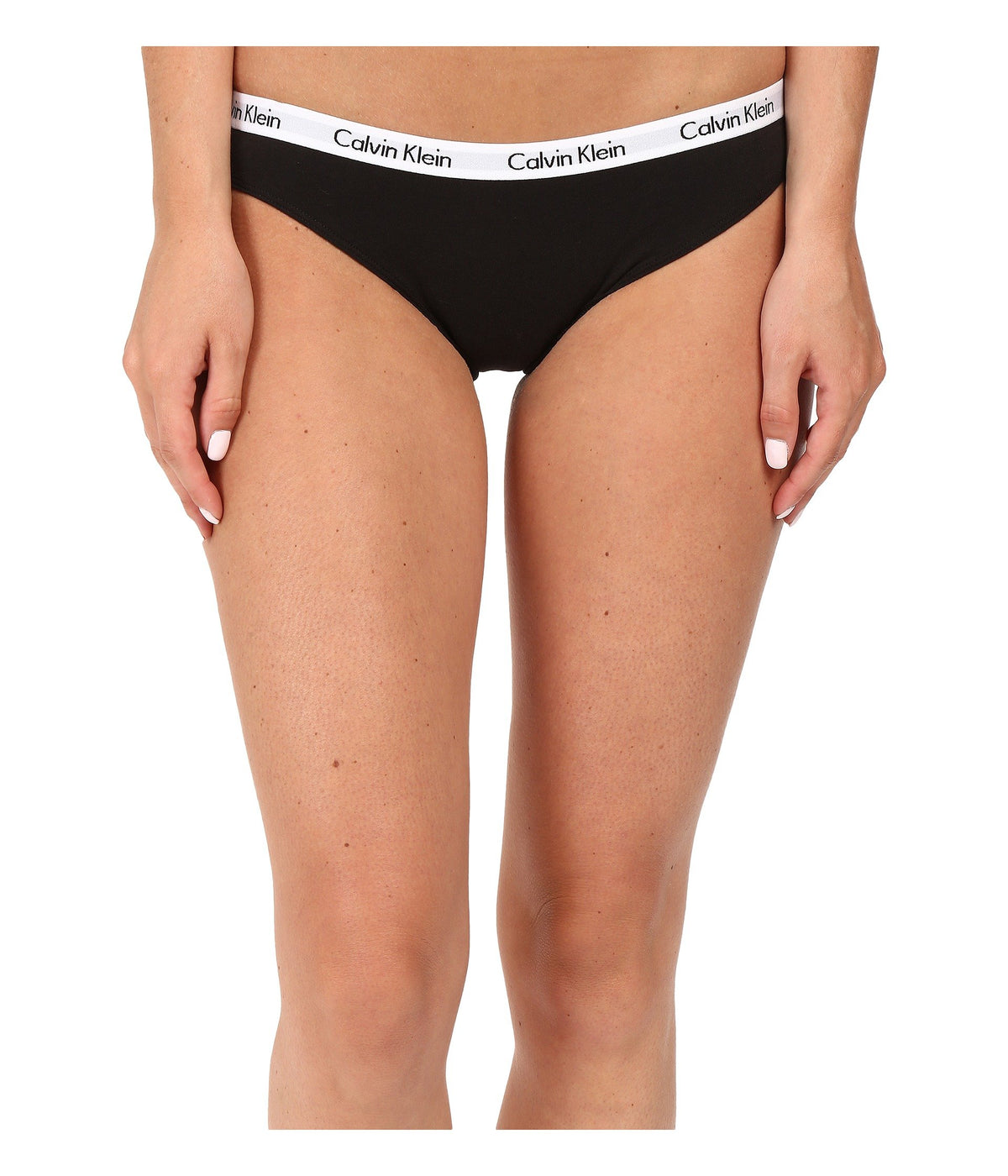 Calvin Klein Women's Carousel Bikini Panty, Black/White/Grey Heather, Large (Pack of 3)