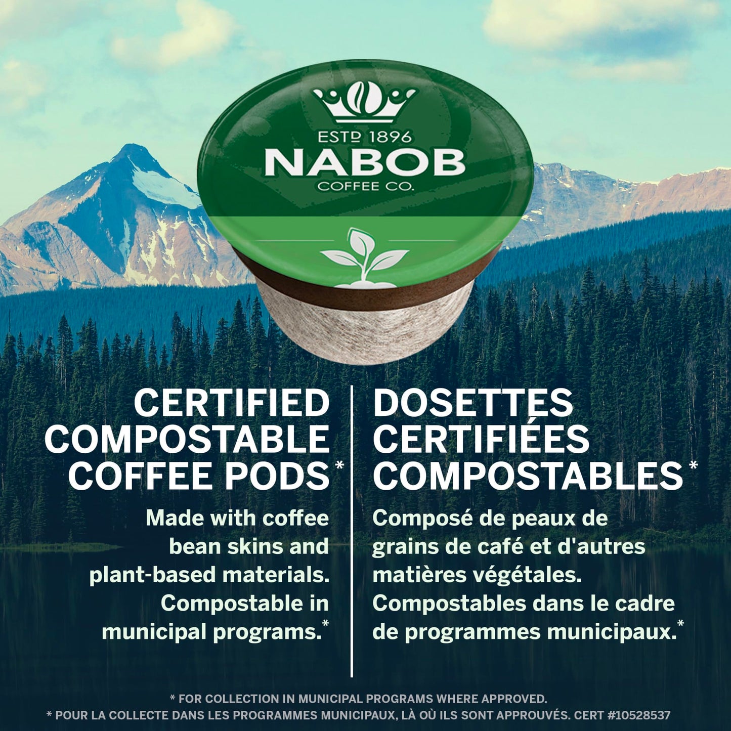 Nabob Breakfast Blend 100% Compostable Pods, 56 Pods NABOB