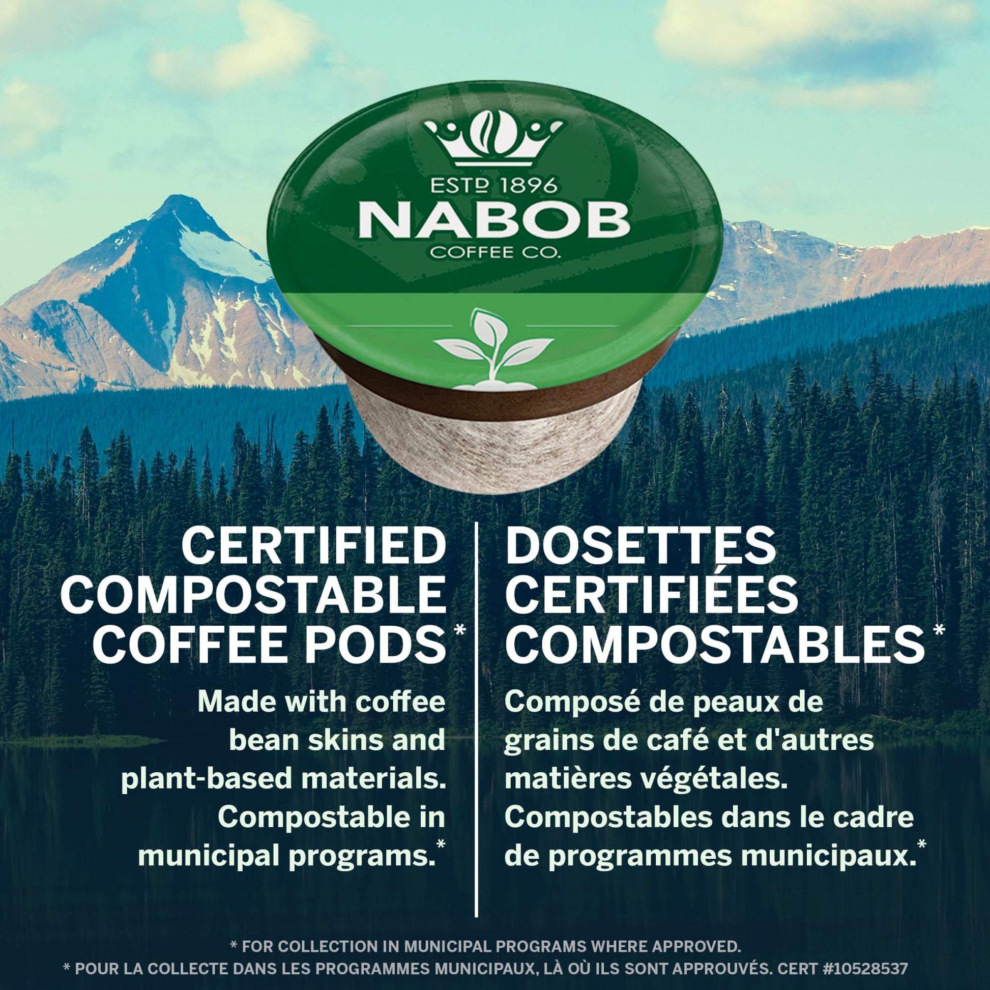 Nabob Breakfast Blend 100% Compostable Pods, 56 Pods NABOB