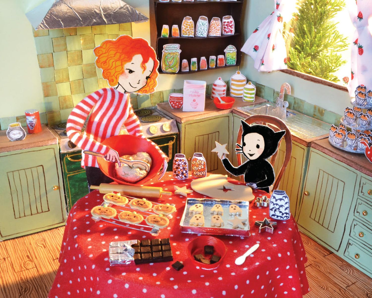 Joyeux Halloween, le chat de la sorcière ! : Un livre d'images pas trop effrayant pour les enfants (4-8 ans) sur une bonne sorcière et son chat