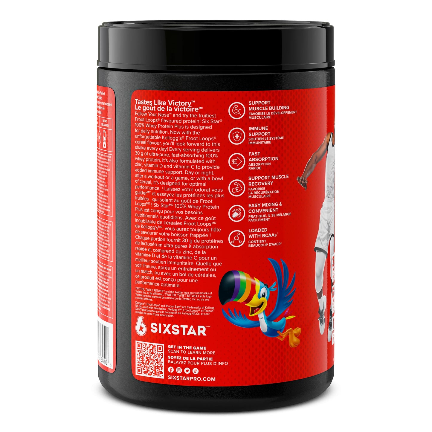 Six Star Whey Protein Powder Plus - Kellogg’s Froot Loopss, 18 Servings Six Star