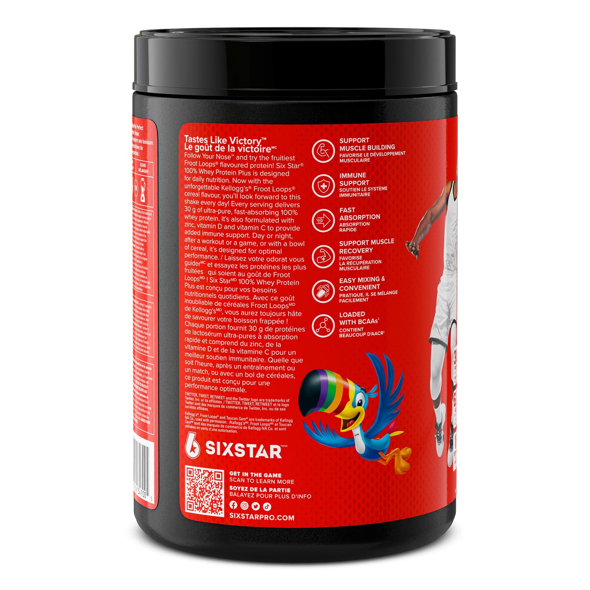 Six Star Whey Protein Powder Plus - Kellogg’s Froot Loopss, 18 Servings Six Star