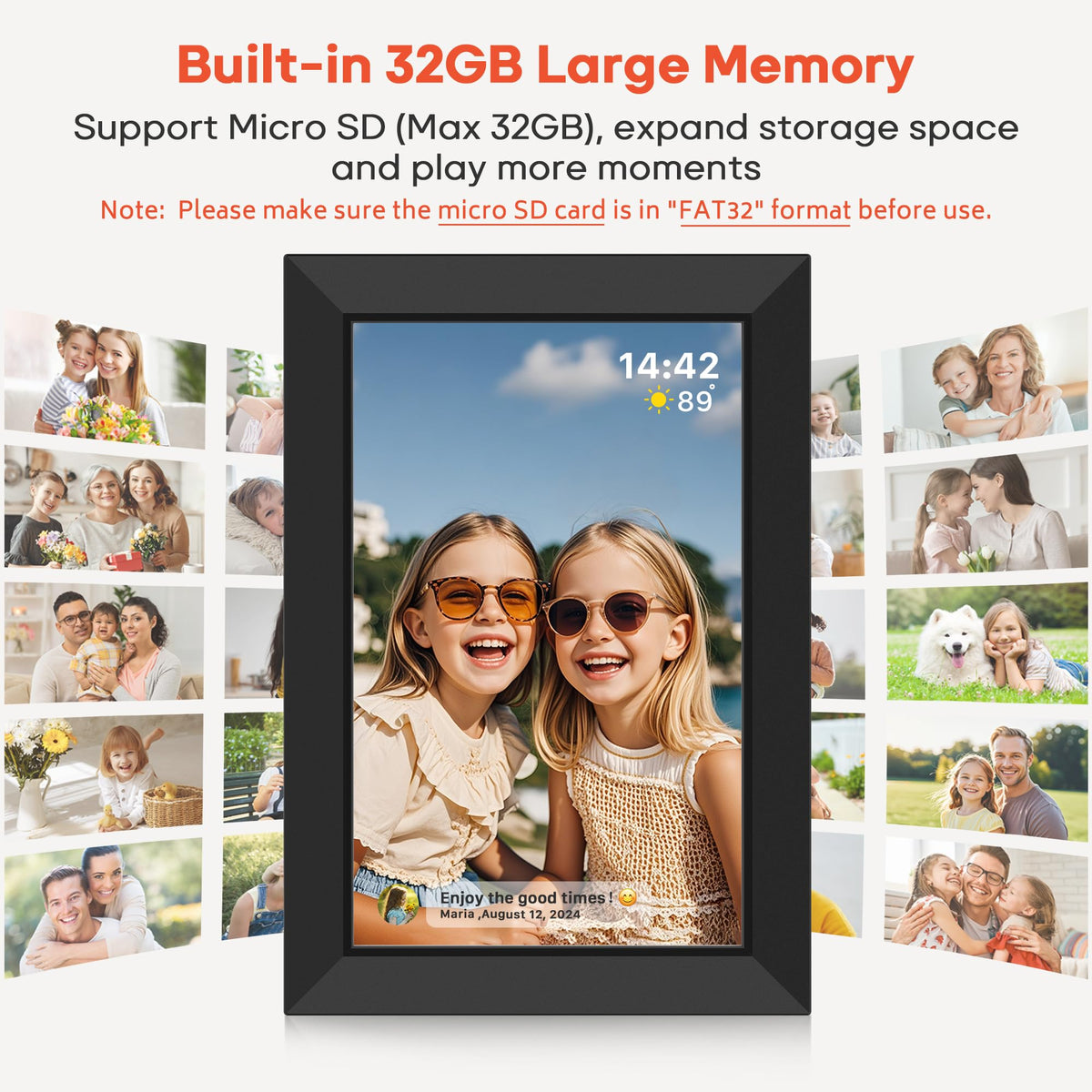 Frameo 10.1" Digital Picture Frame, 32GB Memory WiFi Electronic Photo Frame 🍁 All In One Marketplace Canada