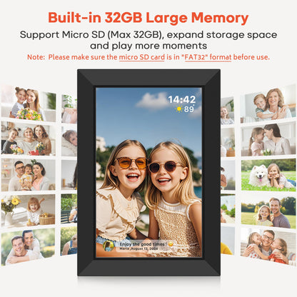 Frameo 10.1" Digital Picture Frame, 32GB Memory WiFi Electronic Photo Frame 🍁 All In One Marketplace Canada