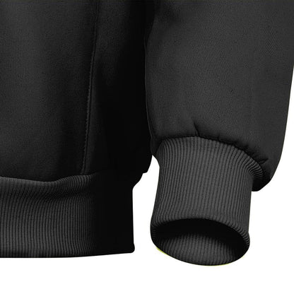 Pioneer Hi Vis Hoodie For Men - Heavyweight Black Fleece - Class 1 🍁 All In One Marketplace Canada