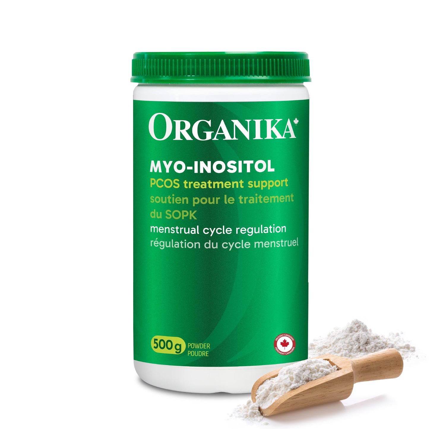 Organika Canadian-Made Inositol (Myo-Inositol)- Cellular Response, Mood Balance, Insulin Support- 500g Organika