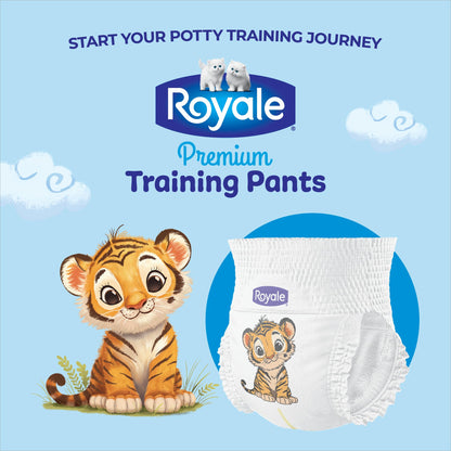 Royale Premium Training Pants, Size Large, 3T-4T (32 to 40 lbs), 99 Count, Disposable Training Pants (Packaging may vary) 🍁 All In One Marketplace Canada