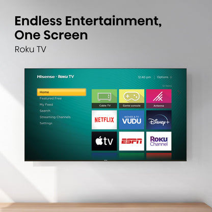 Hisense 32QD4SV - 32" Hi-QLED HD Smart VIDAA TV, Hi-QLED Color, Dolby Audio, Compatible with Alexa, Full Array LED, Slim Bezel Design (2026 Model)