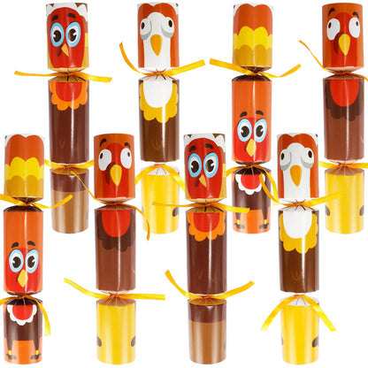 JOYIN Thanksgiving Party Table Favors Set,8 Pack No-Snap Party Favor with Turkey Themed Pattern, Joke & Gift Inside,Party Games for Fall Holiday, Thanksgiving Holiday Traditions 🍁 All In One Marketplace Canada