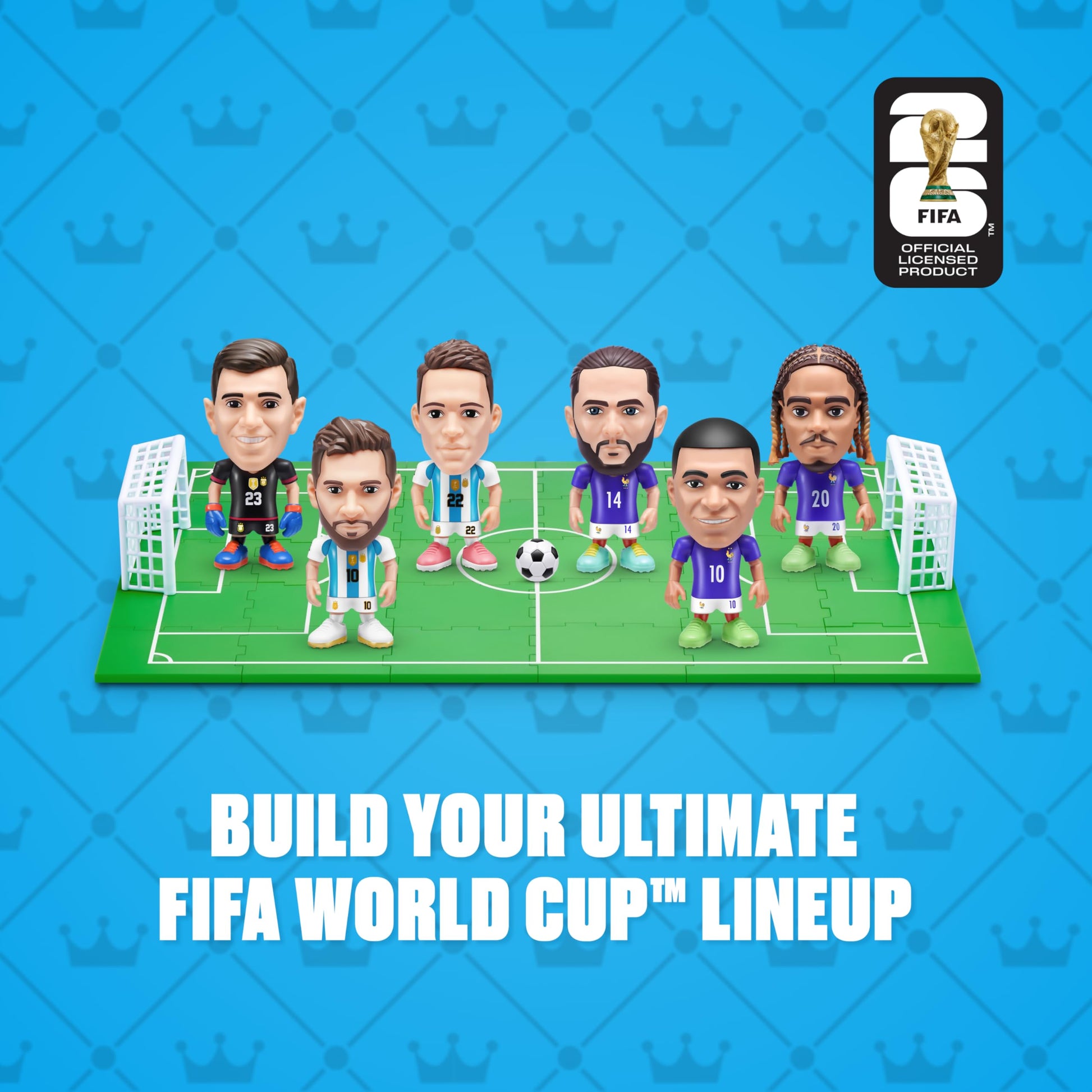 FIFA World Cup 2026™ Ballers Series 1 2 Pack by ZURU – Official Licensed Product. Surprise Unboxing Football Collectible Sports Toy for Boys, Ages 3+ ZURU BALLERS
